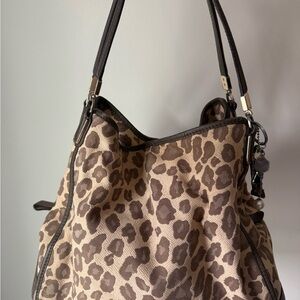 Coach Leopard Print Tote Bag